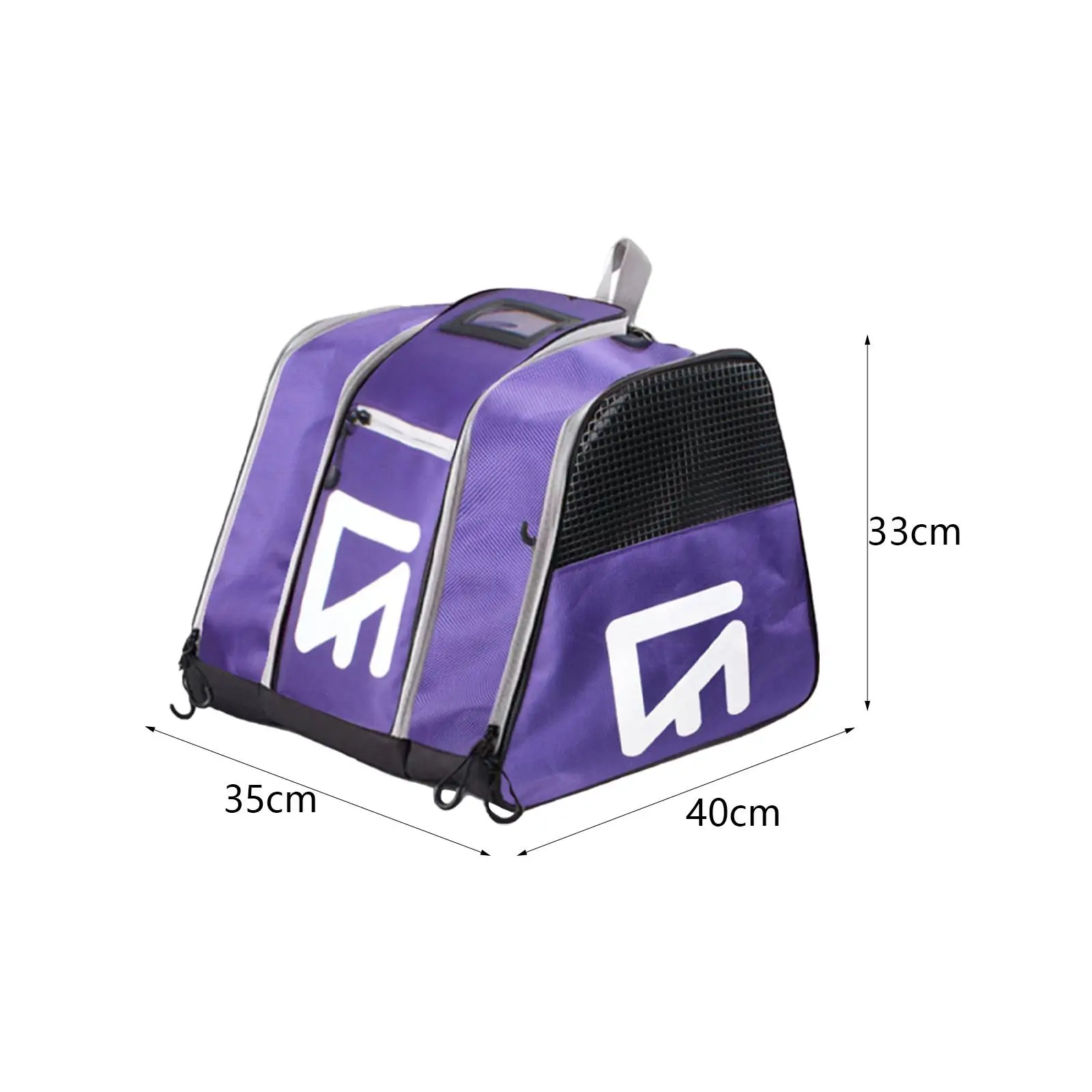 Ice Skate Bag Carry Bag Skating Shoes Bag Breathable Ice Skating Backpack Roller Skating Bag for Hockey Figure Inline Speed