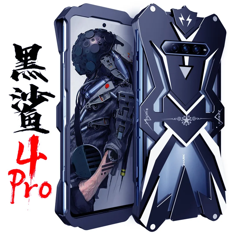 Original Zimon Metal Luxury New Thor Heavy Duty Armor Metal Aluminum Phone Case For Xiaomi Black Shark 5 4 4s Pro 5RS Case Cover