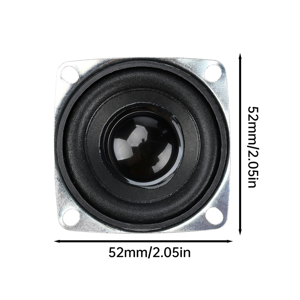 AOOOWER 2 X 40mm 5W Professional 18 Coil Speakers, 4 Ohm