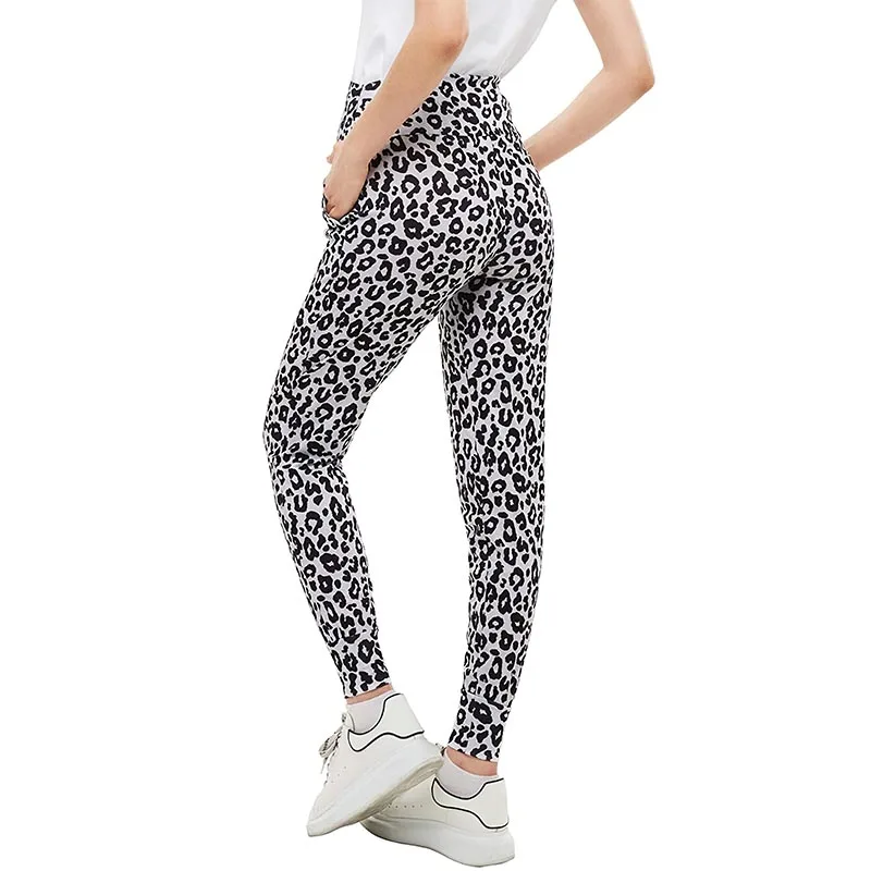 Maternity Yoga Pants Seamless Knitted Sports Pants Pregnant Women Moisture-wicking Quick-drying Breathable Belly Support Pants 6