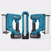 Hormy Cordless F30 Nail Gun Electric Furniture Carpentry Tacker Stapler Woodworking Power Tool Staple Gun For Makita 18V Battery 2