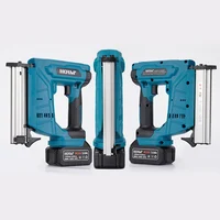 Hormy Cordless F30 Nail Gun Electric Furniture Carpentry Tacker Stapler Woodworking Power Tool Staple Gun For Makita 18V Battery 2