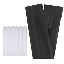 Flexible Door Draft Stopper & Weather Stripping Noise Blocker (BLACK)