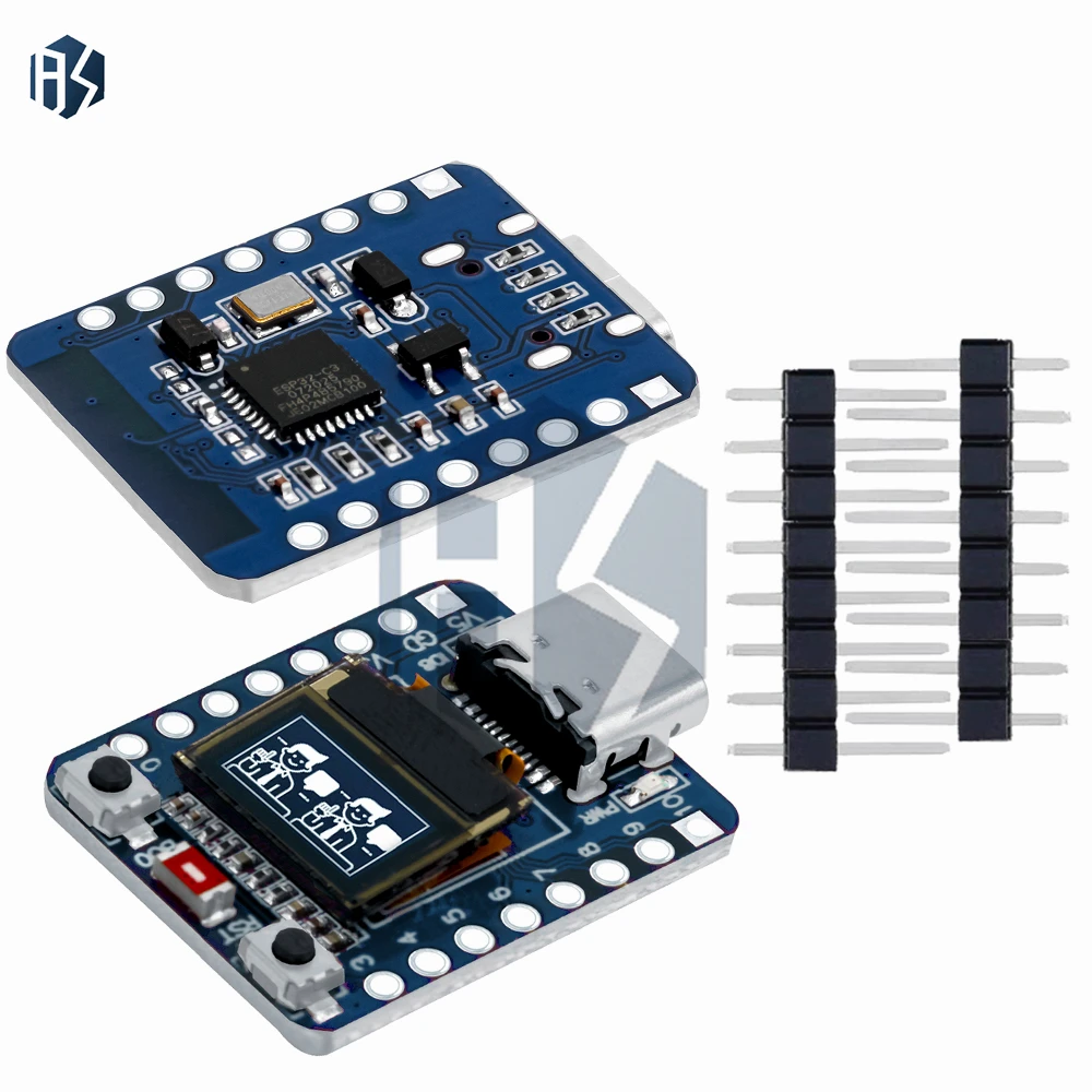 MINI ESP32-C3 Development Board 2.4G Wifi 4 BT Module with 0.42 Inch OLED Display 4MB Flash Ceramic Antenna USB Type-C ESP32 C3 image 5