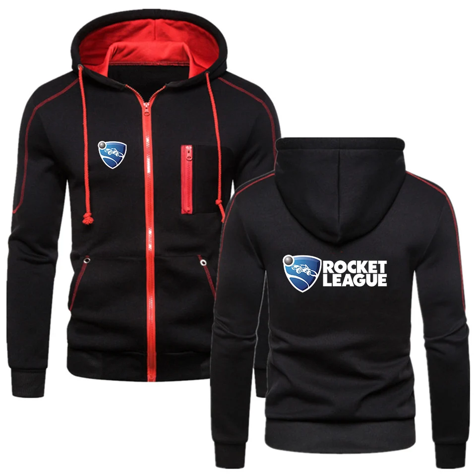 2024 Rocket League Logo Men's New Casual Hoodies Zipper Fashion