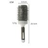 6Sizes Hair Styling Brush Nylon Comb Cylinder Curly Hair Rolling Comb Thermal Aluminum Tube Round Barrel Hair Comb Curly Tool 3