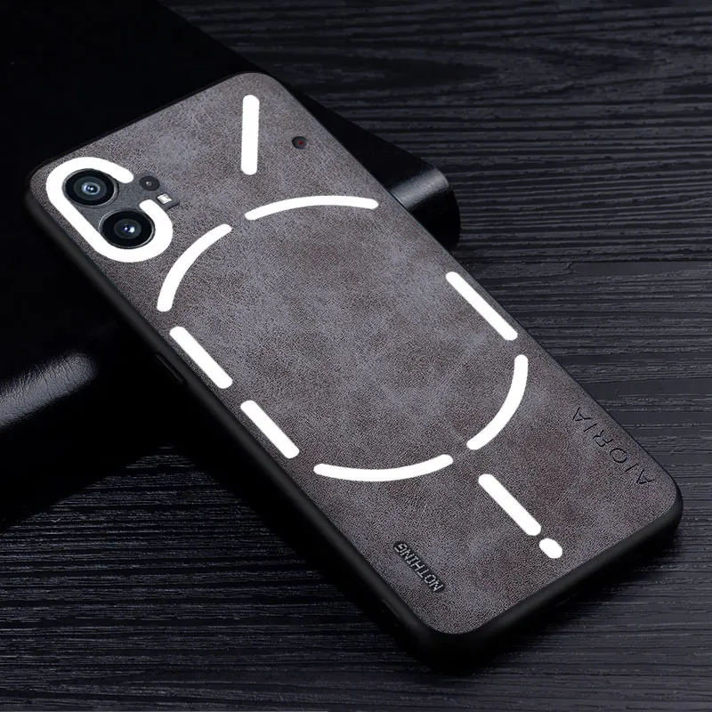 Premium PU Leather Scratch-Resistant Solid Color Phone Case Cover