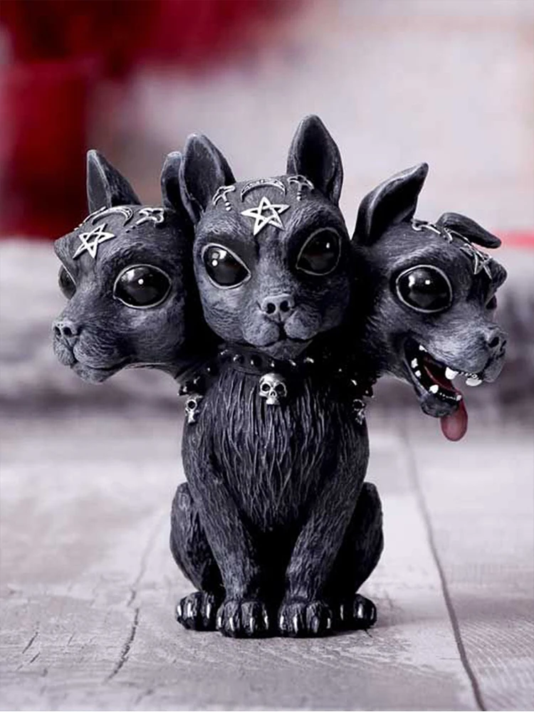 Cerberus ornaments Resin New Mythology Cuteb Animal Statue Decorative ...