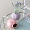 Ceramic Vase Artificial Strawberry Vase Fruit Cartoon Strawberry Flower Pot Terrarium Flower Vase Home Decoration Accessories 4