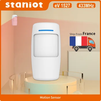 Staniot PIR Motion Sensor Smart Home Human Infrared Detector Compatible 433Mhz Wireless Security Alarm System Work with Alexa 1