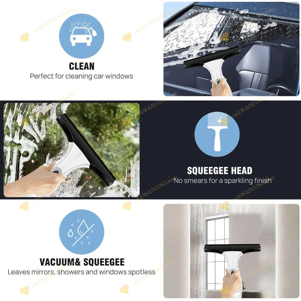Rechargeable electric window cleaner, portable glass cleaner for household and a