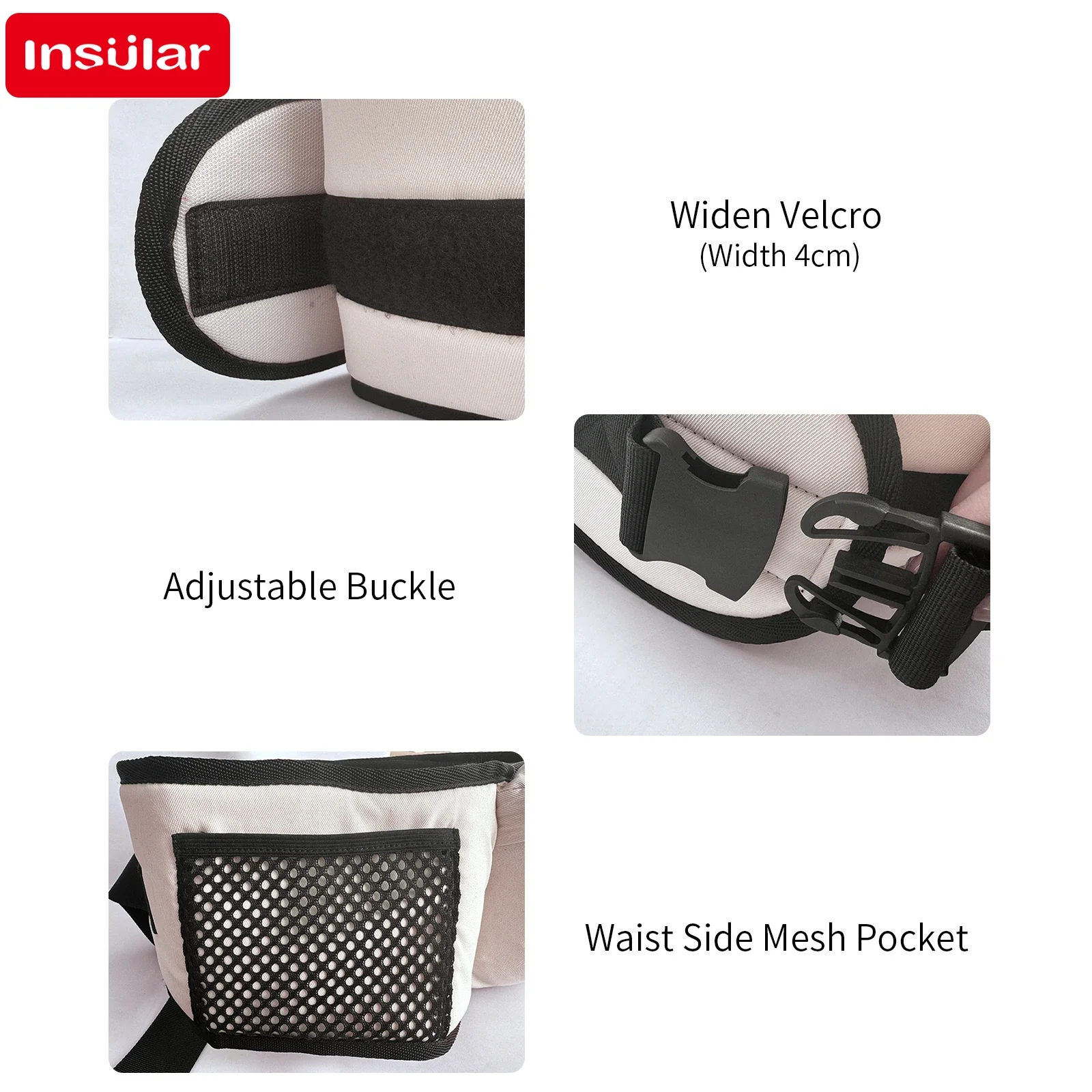 Baby Carrier Waist Stool Walkers Baby Sling Hold Waist Belt Backpack Hipseat Belt Kids Adjustable Infant Hip Seat 6