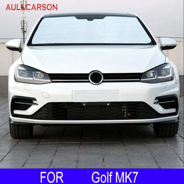 Pare Soleil Voiture pour VW Golf 7 Seat Leon MK3 Cupra 5F 2013-2019, Pare  Soleil Voiture Pare Brise Avant Pliable, Pare-Soleil Voiture Anti UV,Silver
