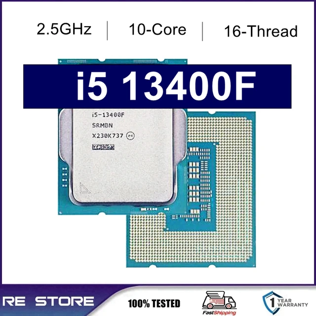 New Core i5-13400F i5 13400F 2.5GHz 10-Core 16-Thread CPU