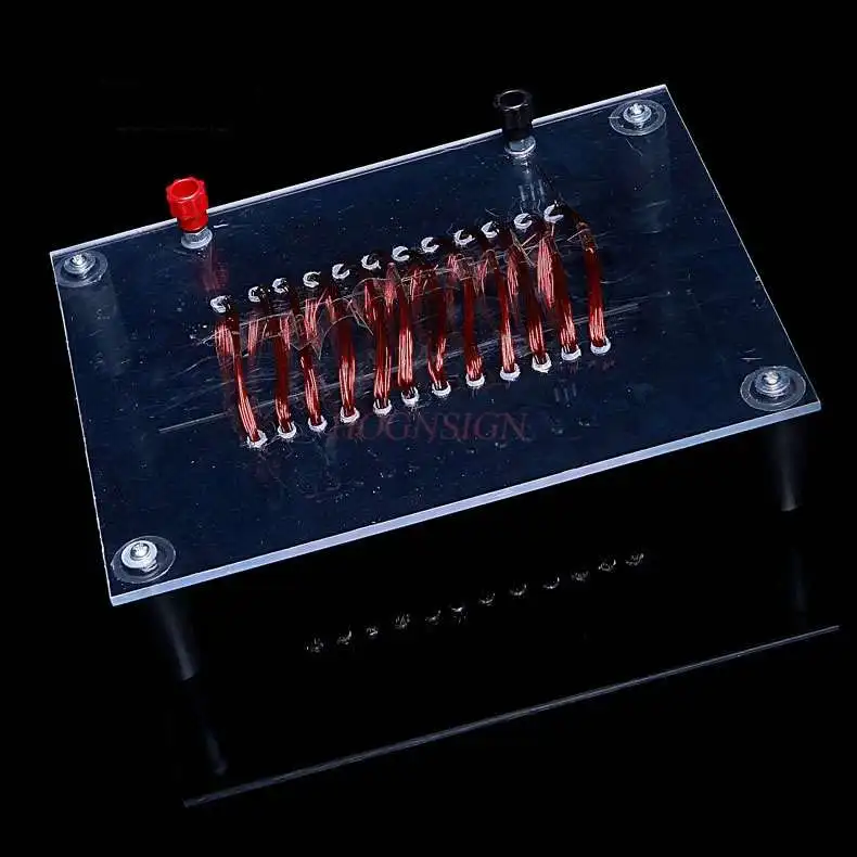 

science small production materials Current magnetic field demonstrator Physics instrument Middle school teaching instrument