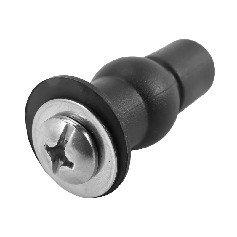 Toilet Seat TOP FIX Seat Hinge Hole Fixings Well Nut Screw Rubber Back to Wall Pair 3