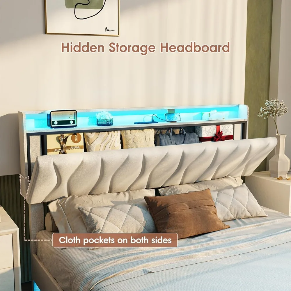 Queen Floating Bed Frame 4