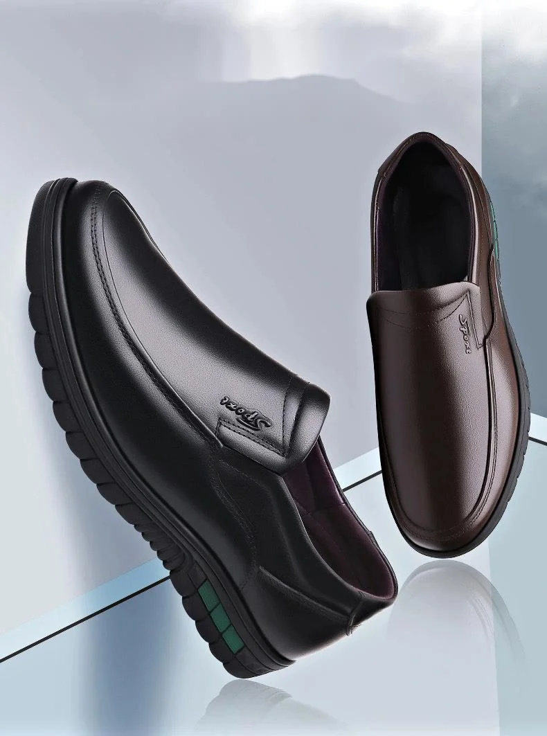 Scarpe casual da donna in pelle verniciata con punta quadrata in pelle derby formale_voghion.com