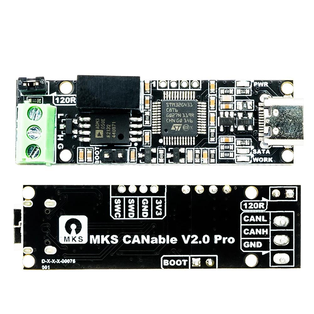 Makerbase Canable 2.0 Usb para Can Adaptador Analisador Canfd Slcan Socketcan Candlelight Klipper - Imagem 6
