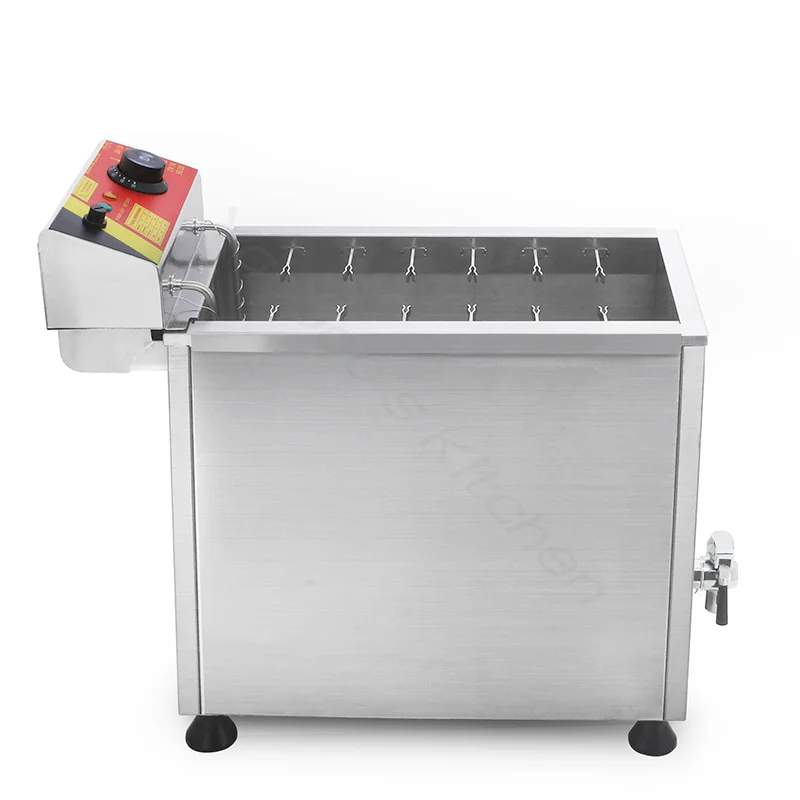 Commercial Cheese Hot Dog Sticks Fryer Electric Large Capacity Deep Hot Corn Dog Fryer Machine 3000W