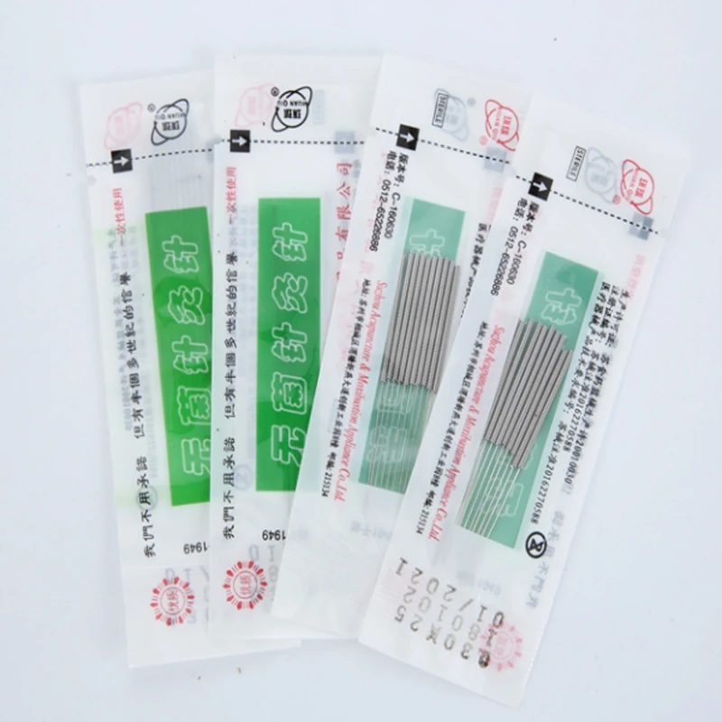 Disposable acupuncture needle 500Pcs Huanqiu acupoint beauty health body massage with plastic gudin tube