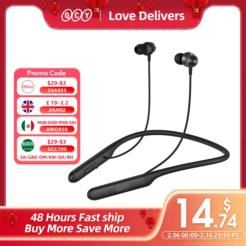 QCY C1C2 Беспроводные наушники Bluetooth 5