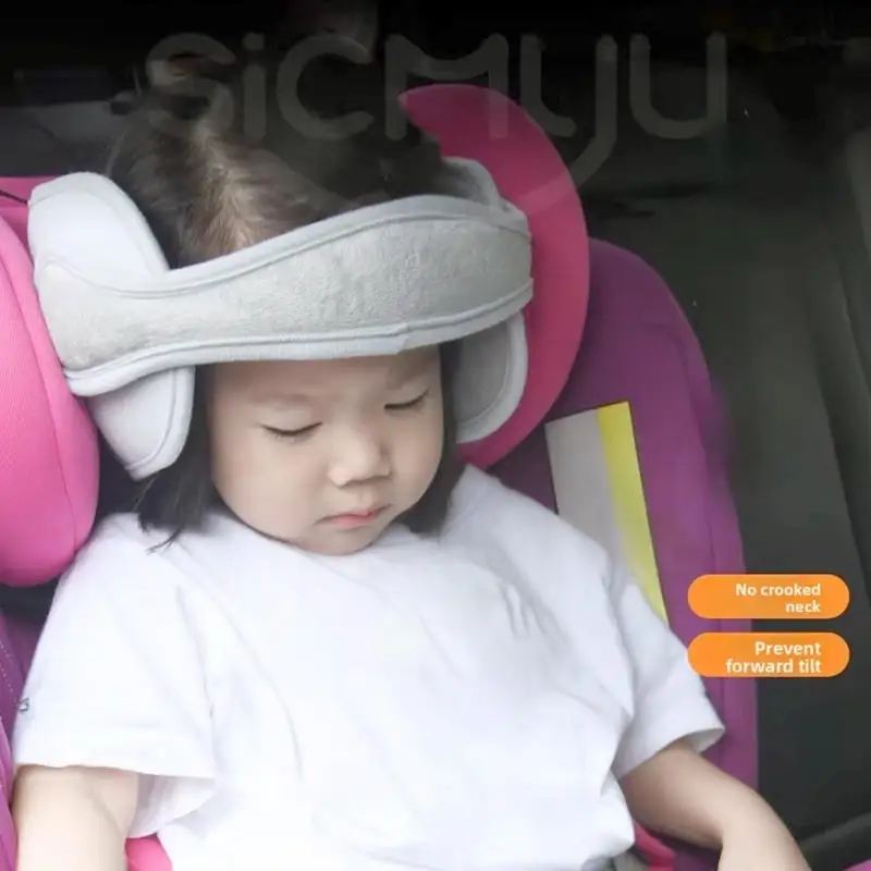 머리 고정 벨트 자동차 머리 스트랩 어린이 자동차 안전 베개 머리 벨트 신체 지지대 어린이 자동차 고정 벨트