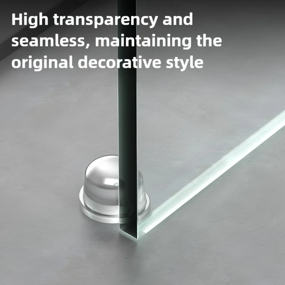 Silicone Door Stopper No Drill Anti Bump Pad for Office Home Safety Protection Home Improvement Dodgers Door Holder