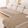 L-shaped Corner Flannel Sofa Cover Universal Living Room Sofa Cover 1