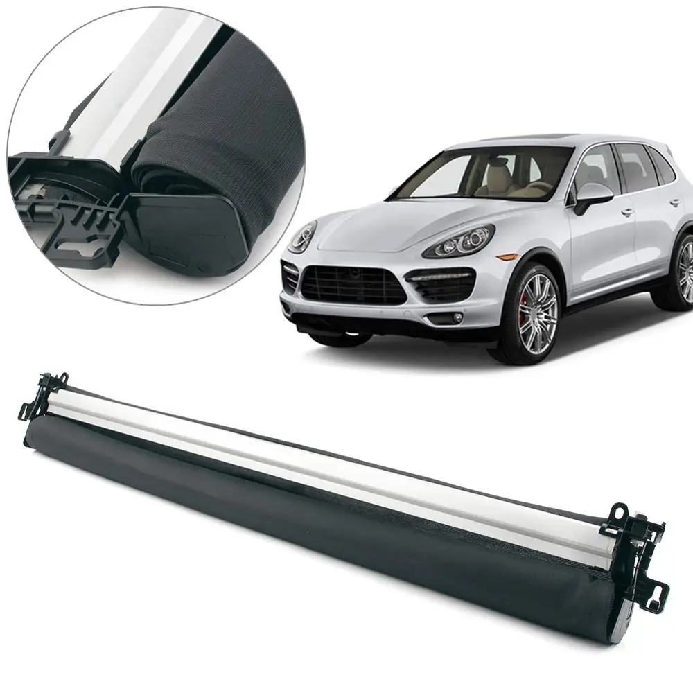 

Black Car Sunroof Sun Roof Shade Shield Cover Curtain Assembly For Porsche Cayenne 2011-2013 2014 2015 2016 2017