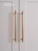 Santaya มือจับตู้ครัวแบบมีลายขัดเงา มือจับตู้ลิ้นชักตู้เสื้อผ้า มือจับตู้ครัวแบบมีลายขัดเงา ด้ามจับยาว 500 มม. ยาว 20 นิ้ว 5