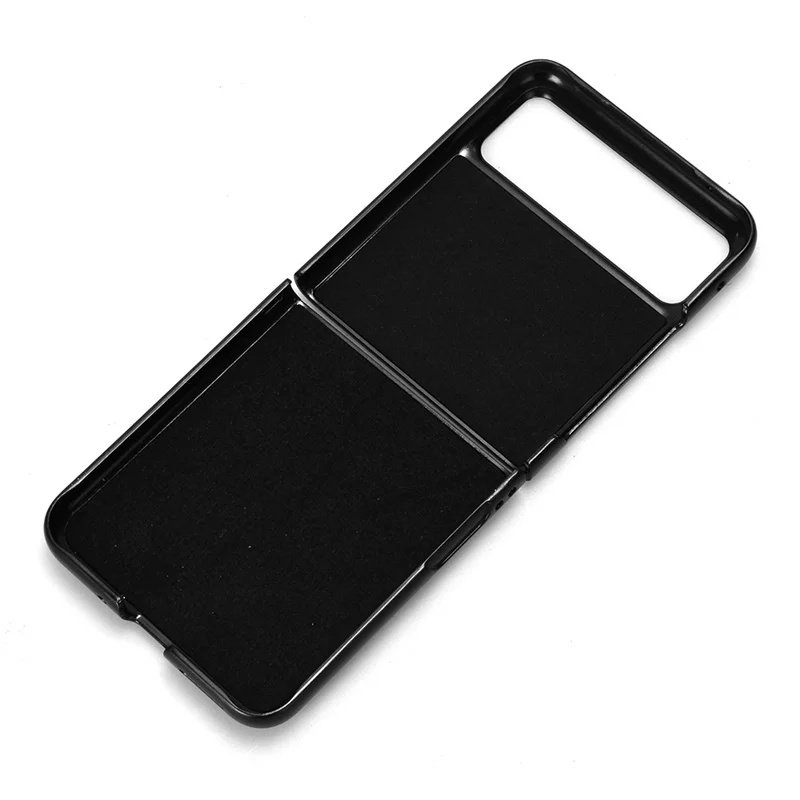 Premium Litchi Striae PU Leather Card Holder Protective Case for Motorola Moto Razr 40