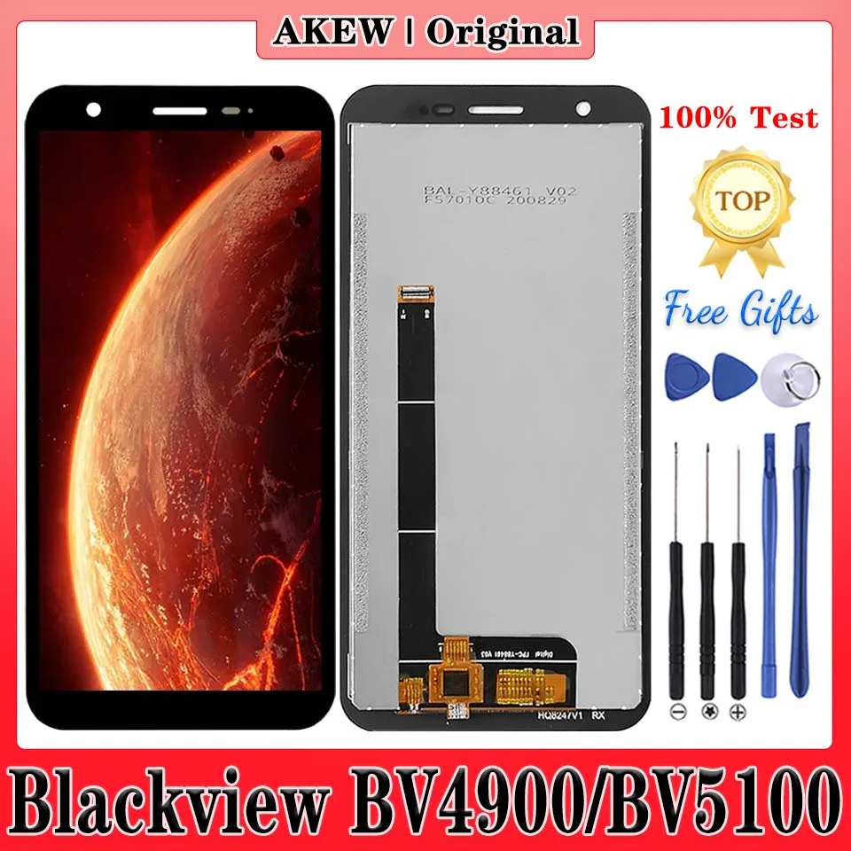 New-For-Blackview-BV4900-LCD-BV5100-Pro-Display-BV4900S-Touch-Screen ...