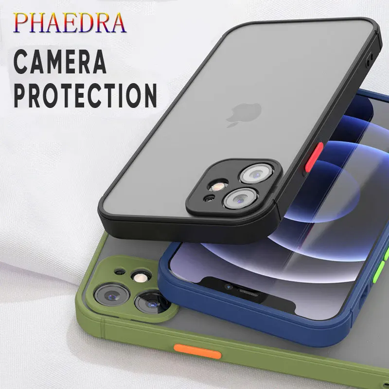 Matte Shockproof Soft Phone Case - Enhanced Protection Back Cover