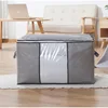 Non-woven Portable Clothes Storage Bag Organizer Folding Closet Organizer for Pillow Quilt Blanket Bedding 6