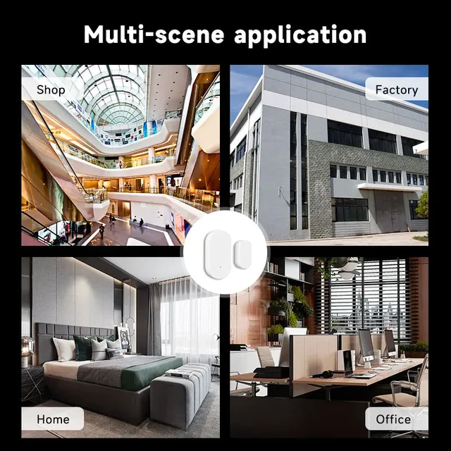 Tuya Zigbee Door Sensor Window Detectors Magnetic Sensor Smart Home Security Protection Remote Monitor From APP 5