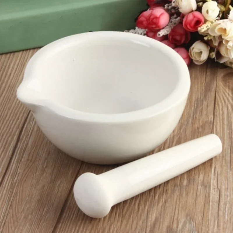 Pestle and Mortar Mini Pestle and Mortar Porcelain Bowl Set