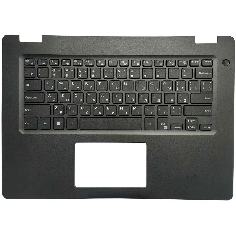 Brasil Eua Russo Espanhol Teclado para Dell Latitude 3490 E3490 com Palmrest Capa Superior Case Novo - Imagem 3