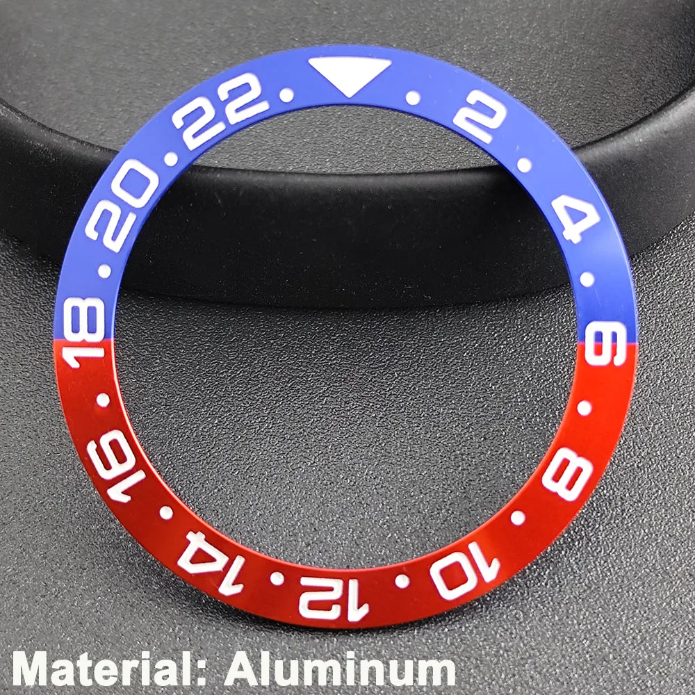 Premium 40mm Ceramic/Aluminum Watch Bezel Insert for Timepiece Customization