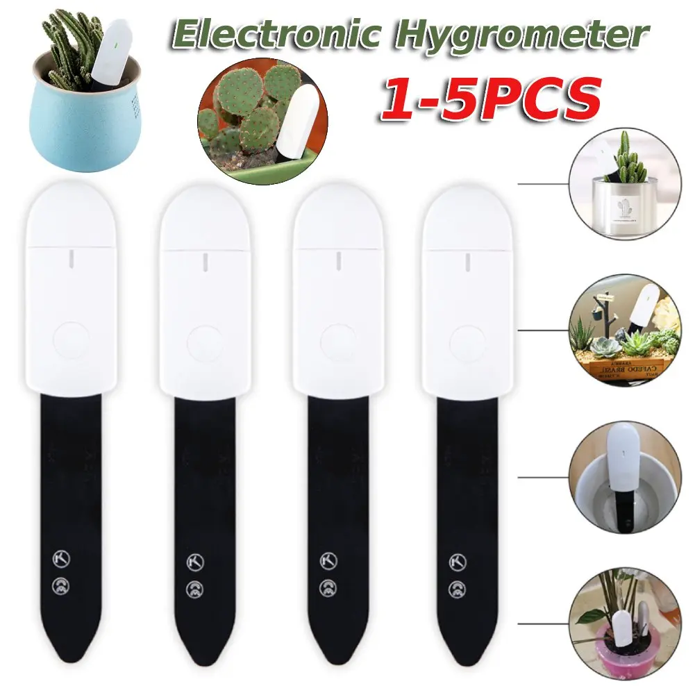 5-1PCS Soil Moisture Sensor Monitor Plants Moist Testing Tool Soil Hygrometer Humidity Household Garden Planting Elements