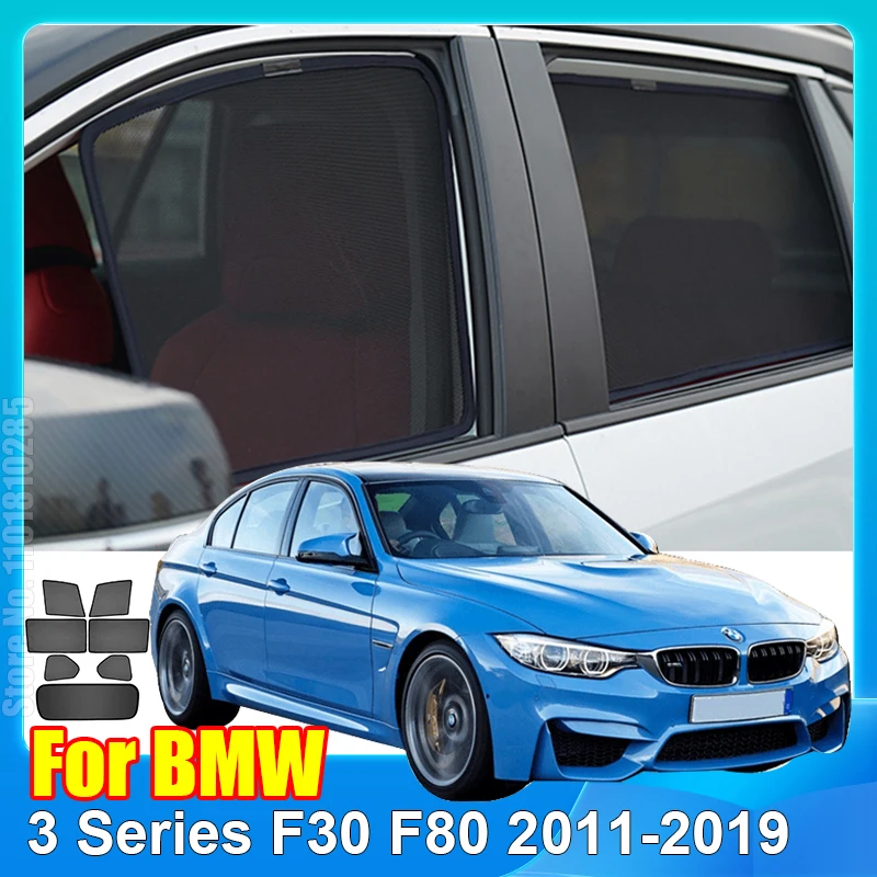 

For BMW 3 Series F30 F80 2011-2019 Magnetic Sunshade Car Shield Front Windshield Curtain Rear Side Baby Window Sun Shade Visor