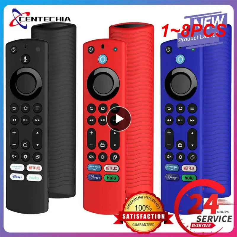 Sostituzione Dell'Alloggiamento Del Telecomando Da 1 ~ 8 Pezzi Per Toshiba E Insignia Firetv Alexa Cover Protettiva In Silicone Per Il Controllo Vocal