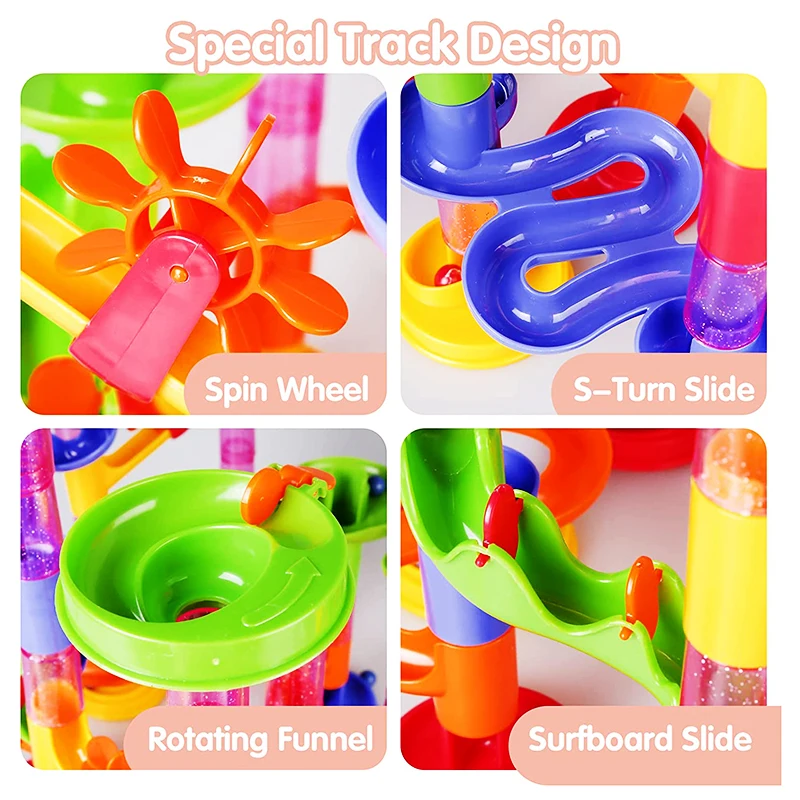 29232pcs Marble Run Building Blocks Marbles Slide Toys For Children Diy Creativity Constructor