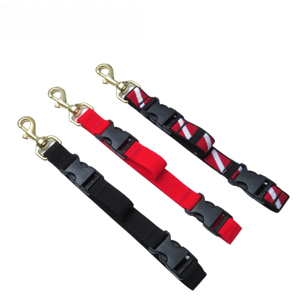 Scuba Tauchen Lanyard Clip 255x25mm Gurtbänder Schnallen Fin Frosch Schuh Hebe Seil Verschluss Für BCD Seite montieren Für Tauchen – Detail 2