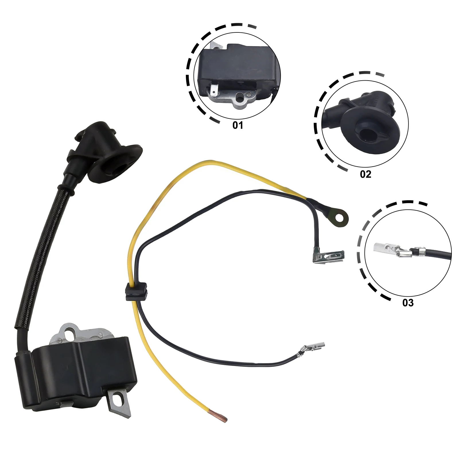 

Lawn Mower Ignition Coil Module Replace For Stihl Chainsaw MS251 Trimmer # 1143 400 1307 Outdoor Power Equipment