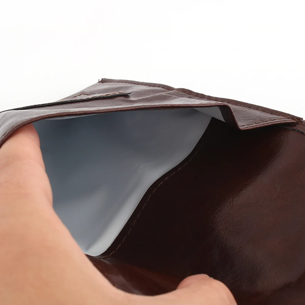 Leather Tobacco Pouch Bag Wallet Bag Tobacco Herb Bag Pouch Case Portable Smoking Pipe Cigarette Rolling Papers Storage Bag 6