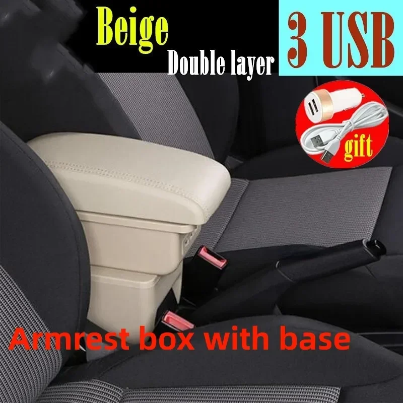 Reposabrazos para coche Opel Astra H, caja de almacenamiento con USB,  detalles interiores, accesorios de reacondicionamiento, 2008-2011 -  AliExpress