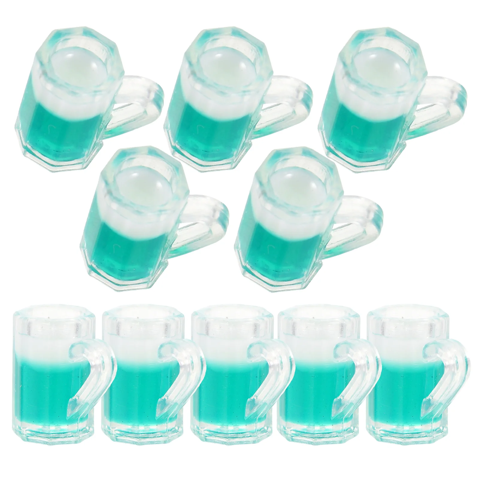 

House Beer Mini Mugs Miniature Tiny Supplies Creative Decorative Models Toy