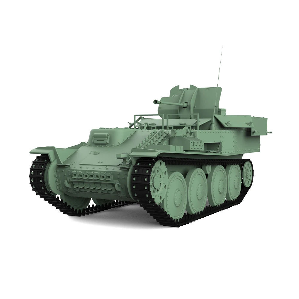 SSMODEL 1/144 밀리터리 모델 키트, 독일 38T Sd.Kfz.140 Flakpanzer 탱크, SS144727