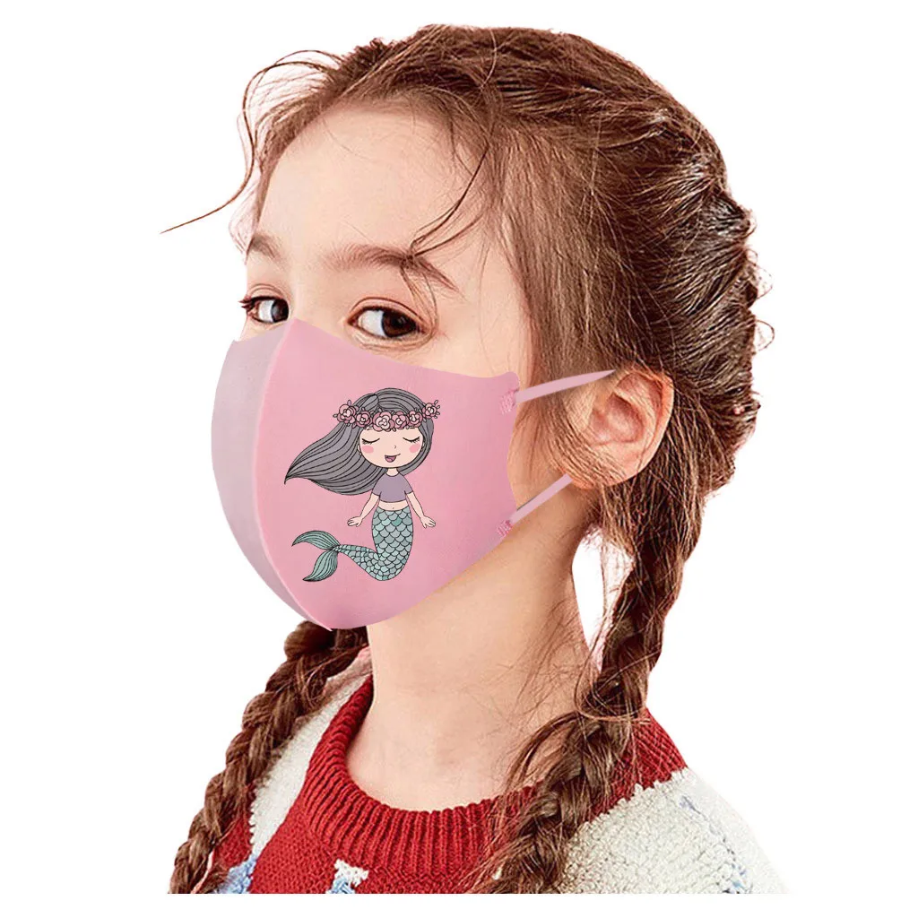 masque enfant Kids Children Boy Girl Outdoor Mouth маска Protection Face Reusable mascarilla Monder Scarf Halloween Cosplay MasK